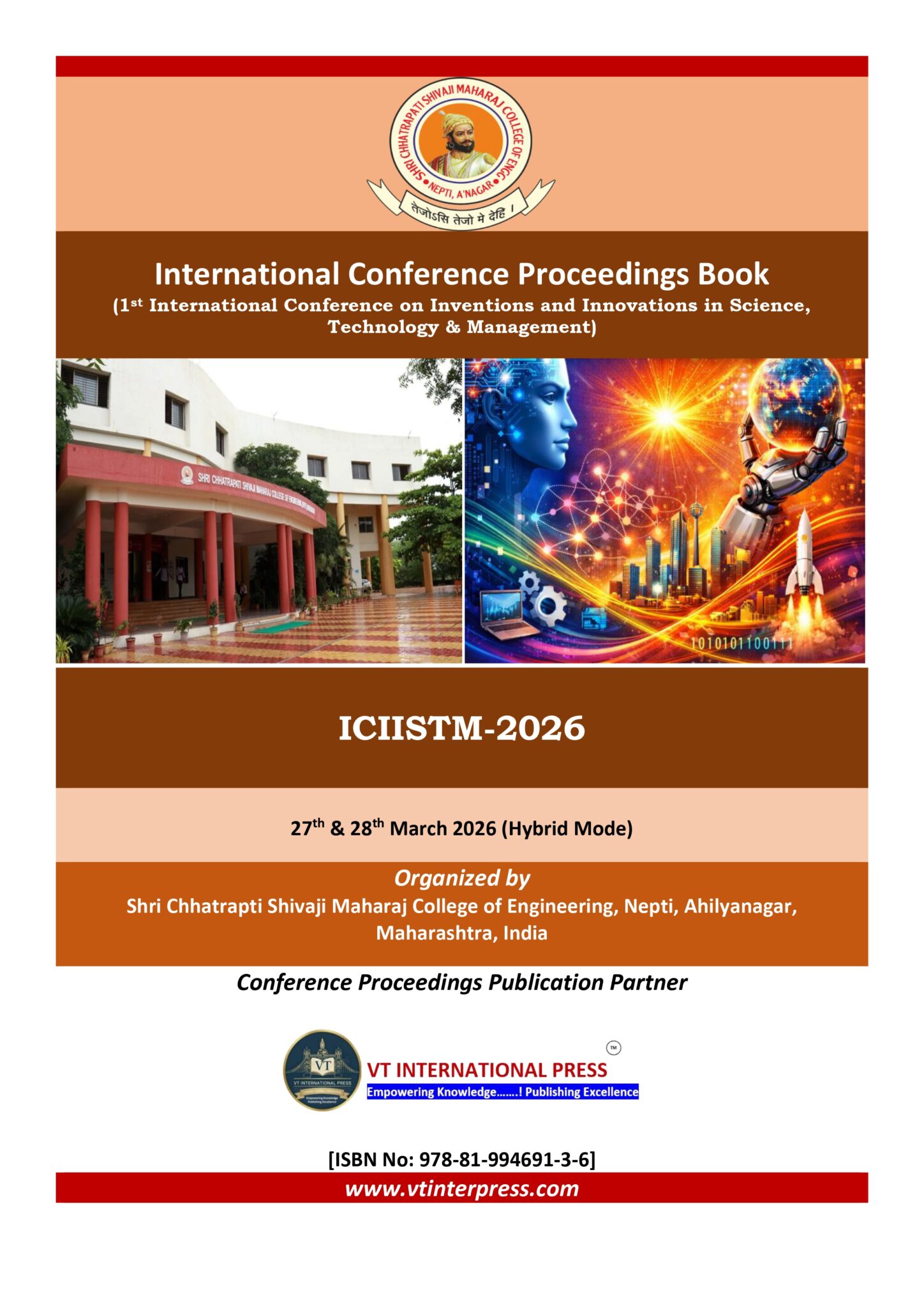 First ICIISTM-2026 Conference Proceedings